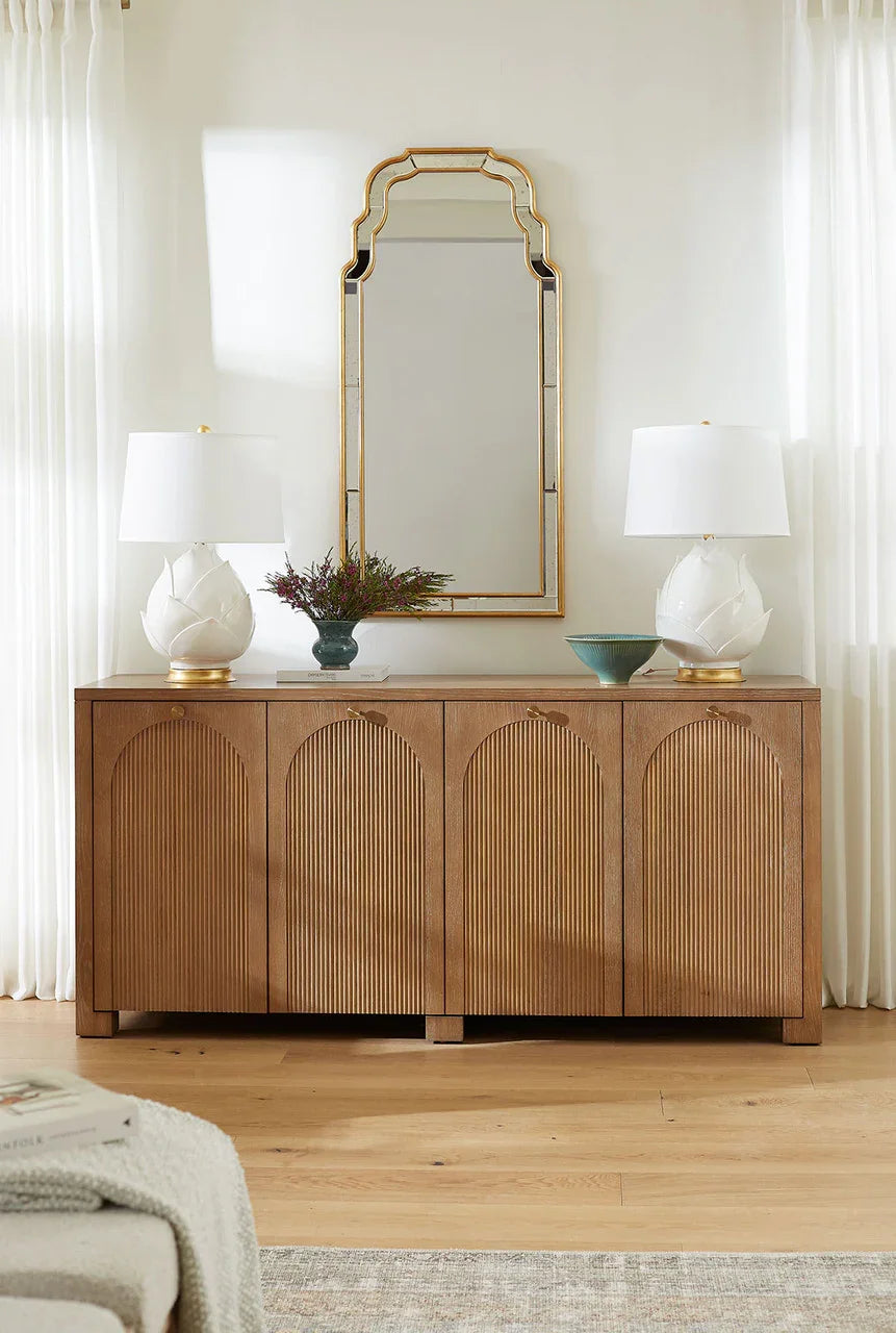 Villa and House Arcadia 4-Door Cabinet SIDEBOARDS + CREDENZAS