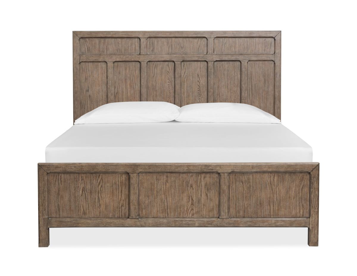 Claremont Smokey Taupe King Panel Bed - B5942-64