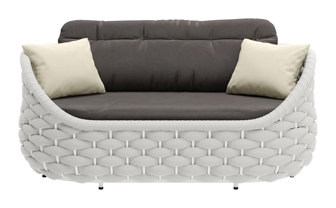 Coral Reef Loveseat Gray - AmericanHomeFurniture
