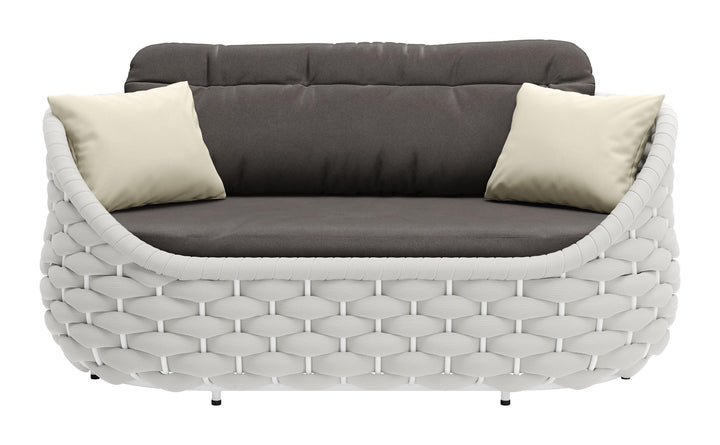 Coral Reef Loveseat Gray - AmericanHomeFurniture