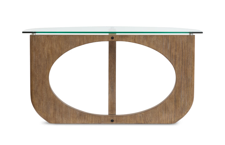 Lainey Almond Demilune Sofa Table - T5951-75