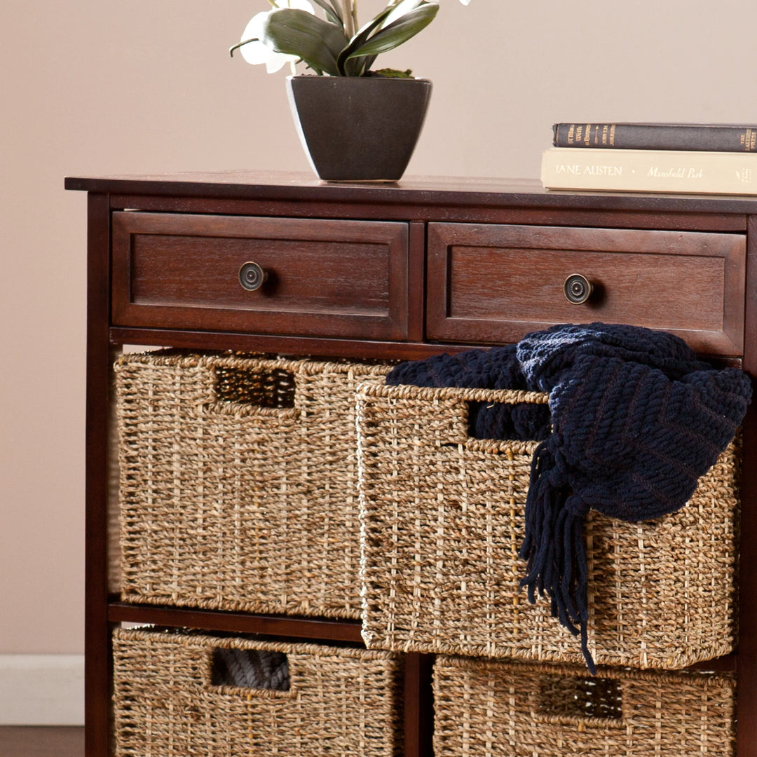 Kenton 4-Basket Storage Organizer - AmericanHomeFurniture