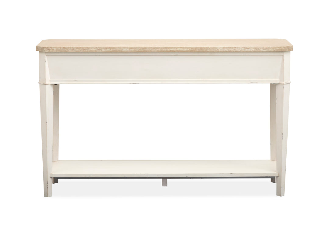 Echo Isles Sea Pearl And Driftwood Rectangular Sofa Table - T6310-73