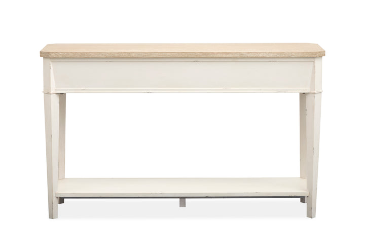 Echo Isles Sea Pearl And Driftwood Rectangular Sofa Table - T6310-73