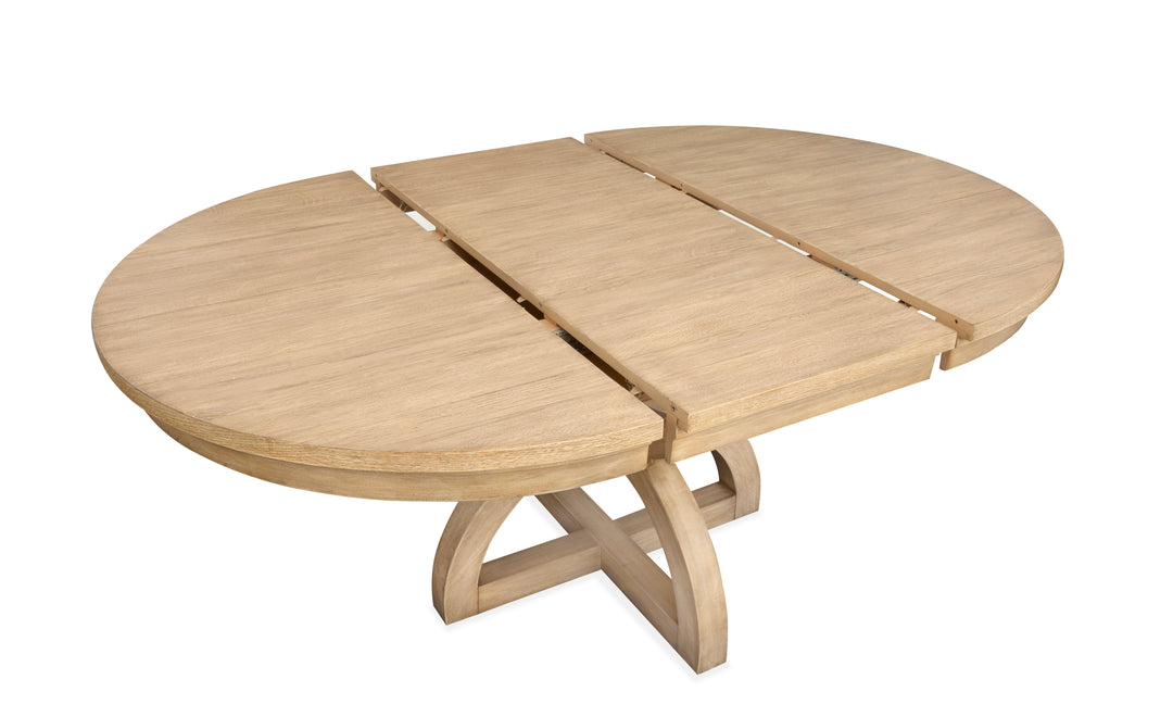 Coventry Honey Maple Extendable 48" Round Dining Table - D6480-22