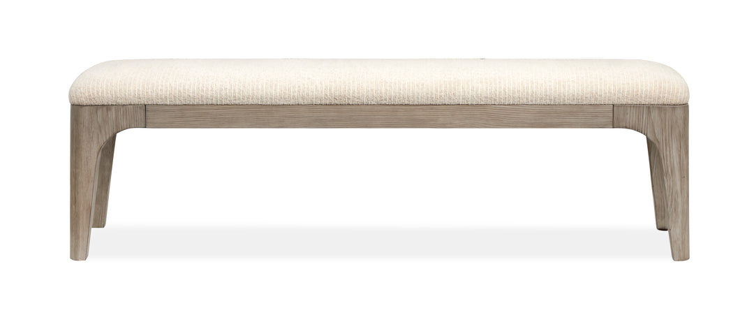 Braelyn Dorian Grey Long Bench - D5874-68