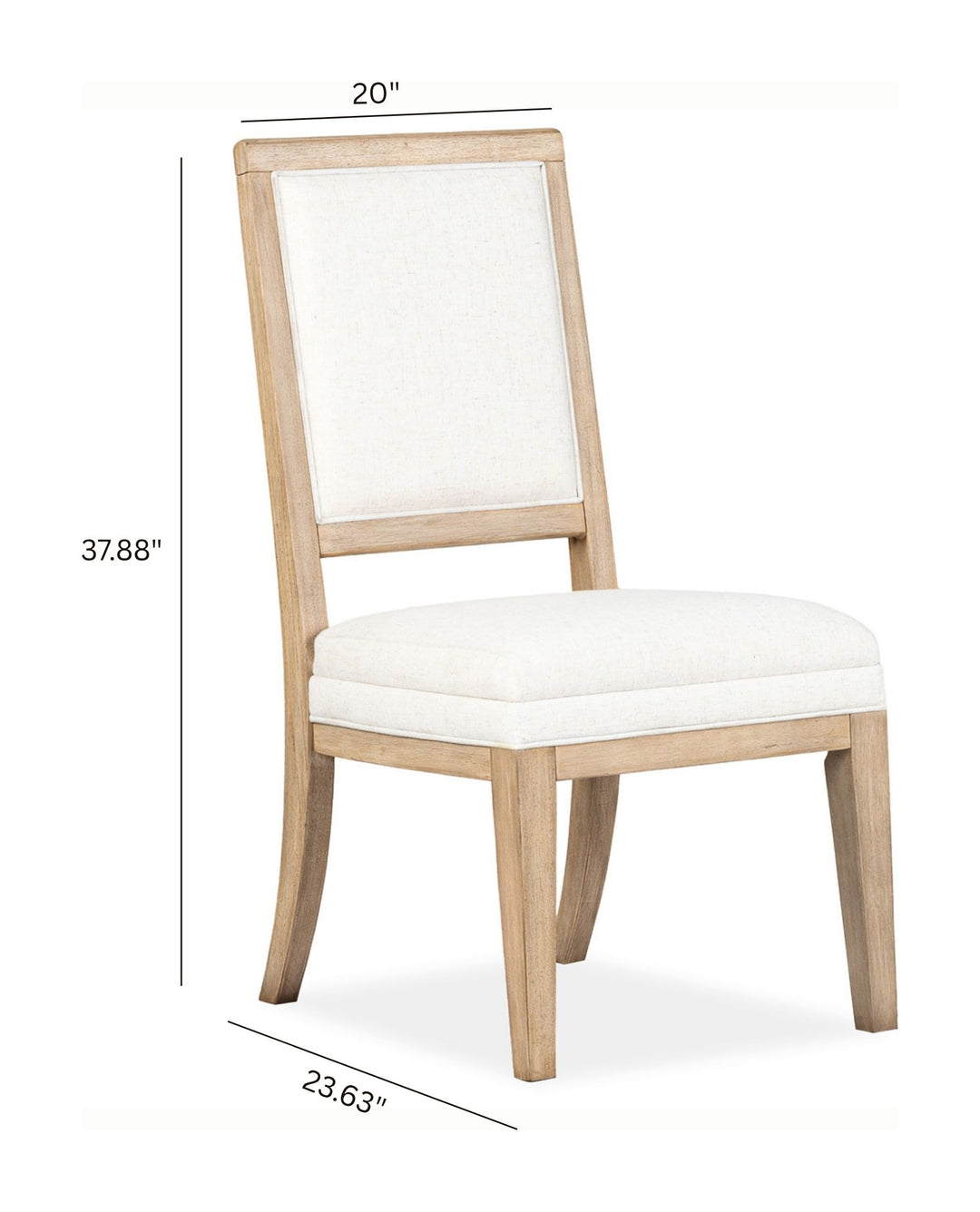 Coventry Honey Maple Upholstered Side Chair - Set of 2 - D6480-65