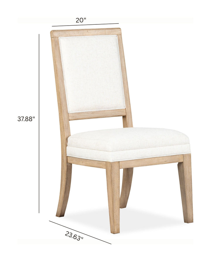 Coventry Honey Maple Upholstered Side Chair - Set of 2 - D6480-65