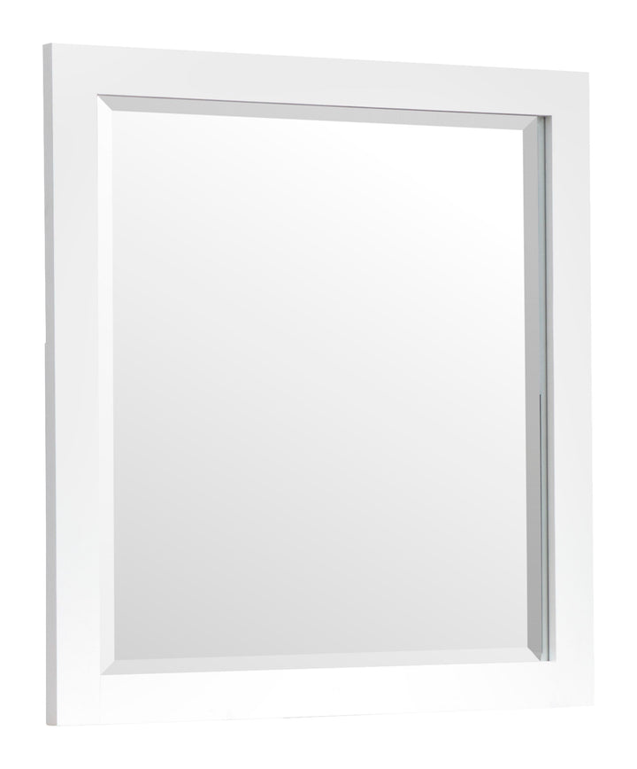 Windmill Harbour White Whisp And Sand Double Drawer Dresser With Portrait Mirror - B6313-2242