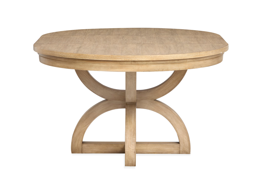 Coventry Honey Maple Extendable 48" Round Dining Table - D6480-22