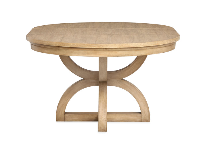 Coventry Honey Maple Extendable 48" Round Dining Table - D6480-22