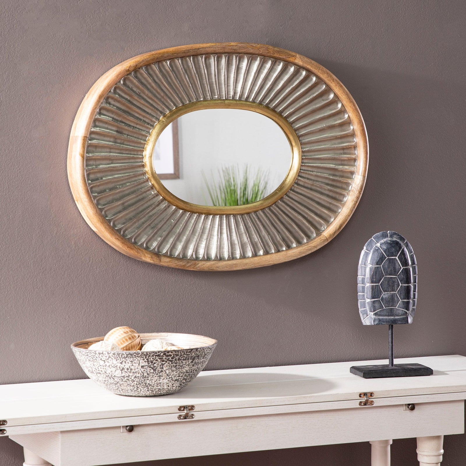 SEI Furniture Froxley Oval Decorative Mirror WALL MIRRORS