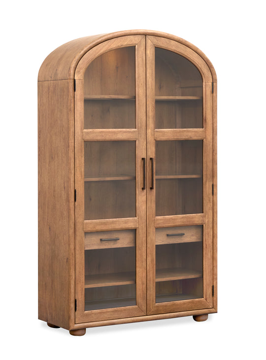 Woodward Dark Clove Display Cabinet - D6521-08