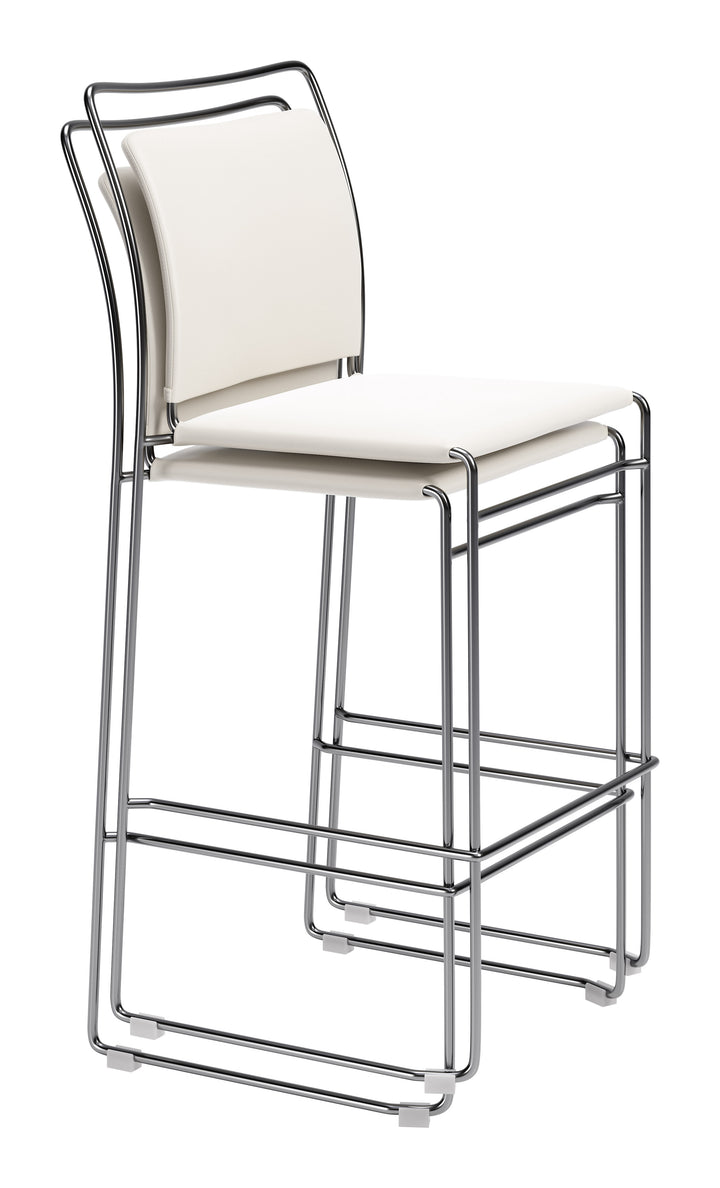 Verbena Barstool (Set of 2) Cream