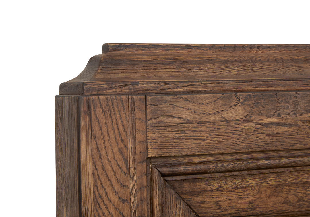 Groveland Park Antique Coffee Queen Panel Bed - B6532-54