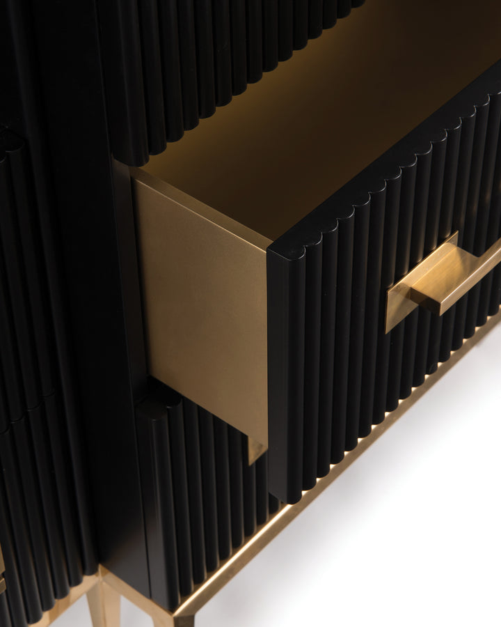 Black Satin Cabinet