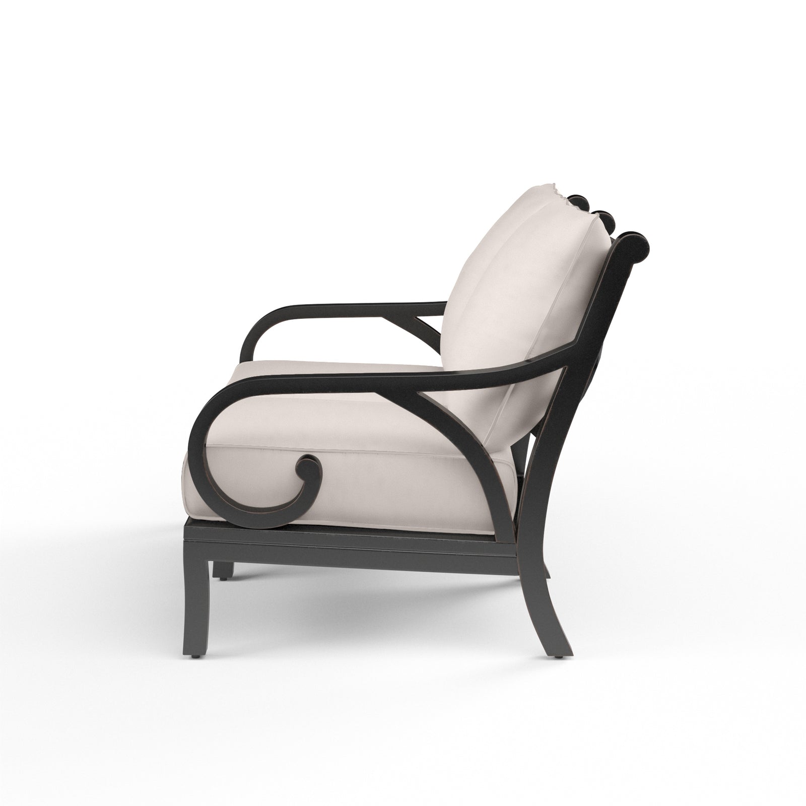 Monterey Loveseat in Canvas Natural w/ Self Welt