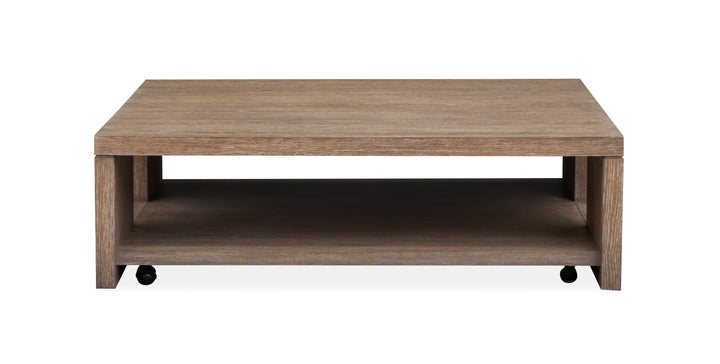 Conway Spiced Brown Square Cocktail Table With Casters - T6315-41