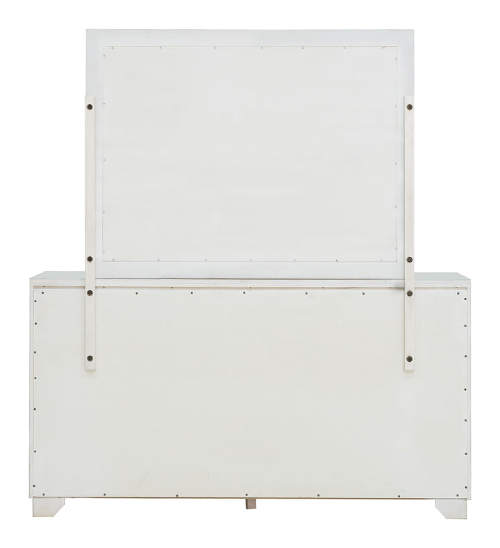 Camila Creamy White Dresser With Mirror - P269-BR-K7