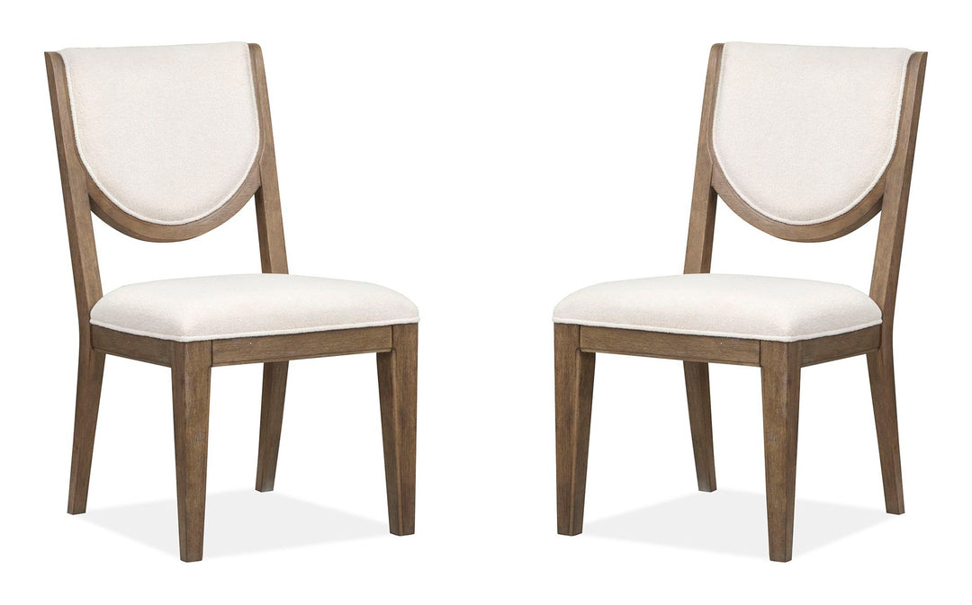 Westbourne Dark Umber Upholstered Side Chair - Set of 2 - D5888-63