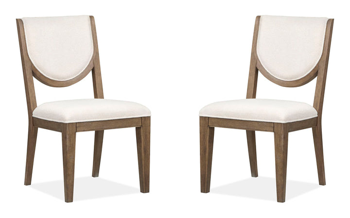 Westbourne Dark Umber Upholstered Side Chair - Set of 2 - D5888-63