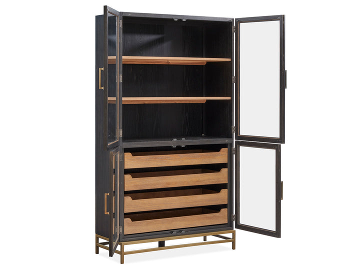 Lindon Coffee Bean Two Tone Cabinet - D5570-01B