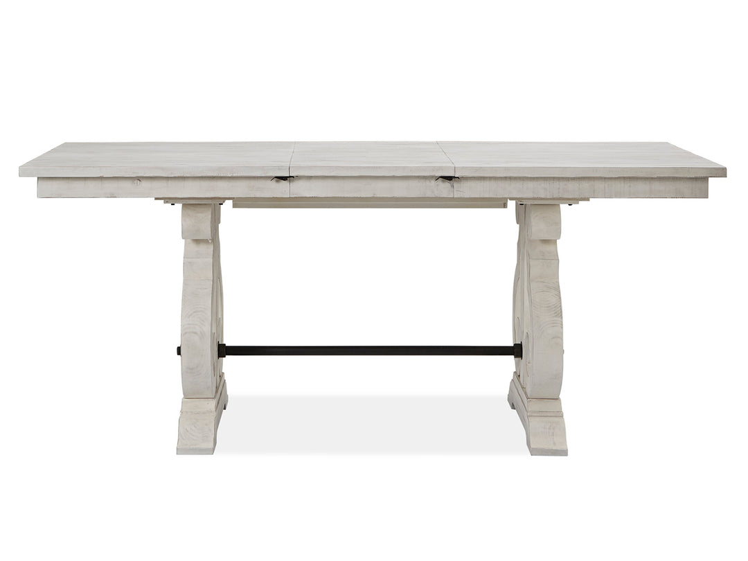 Bronwyn Alabaster Extendable Rectangular Counter Height Dining Table - D4436-42