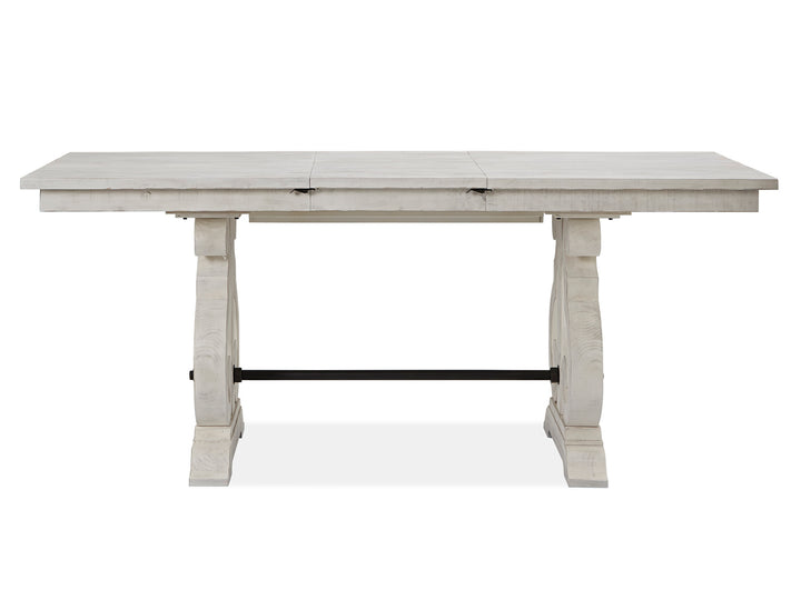 Bronwyn Alabaster Extendable Rectangular Counter Height Dining Table - D4436-42