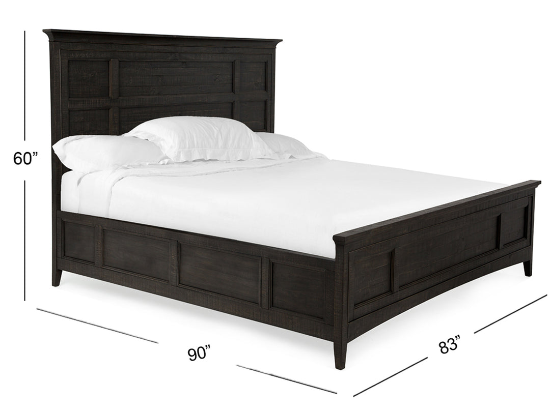 Westley Falls Graphite California King Panel Bed - B4399-74