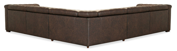 132.00"D x 132.00"W x 28.75"H/Brown