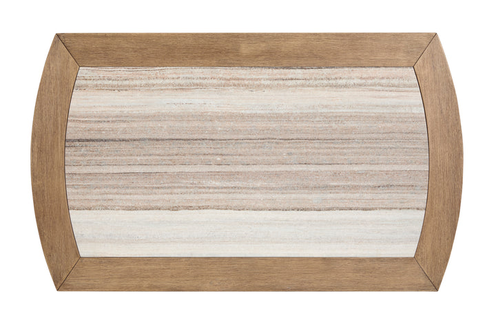Bradford Riverbed Beige Rectangular Cocktail Table - T5950-43
