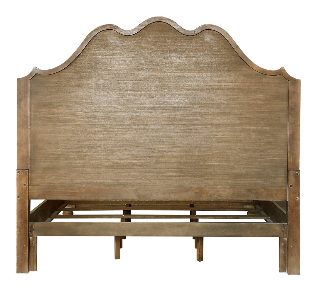 Weston Hills Flax Seed King Upholstered Bed - P293-BR-K3