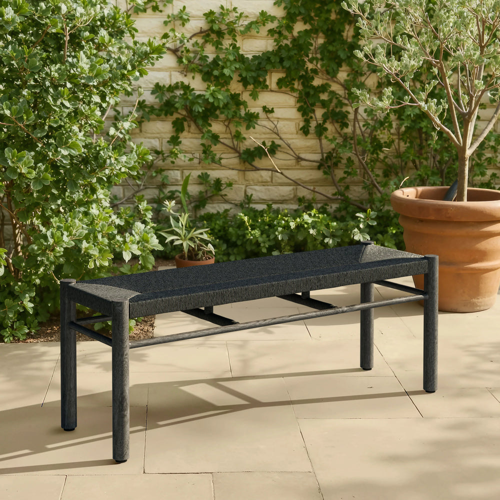 Iska Bench Black - AmericanHomeFurniture