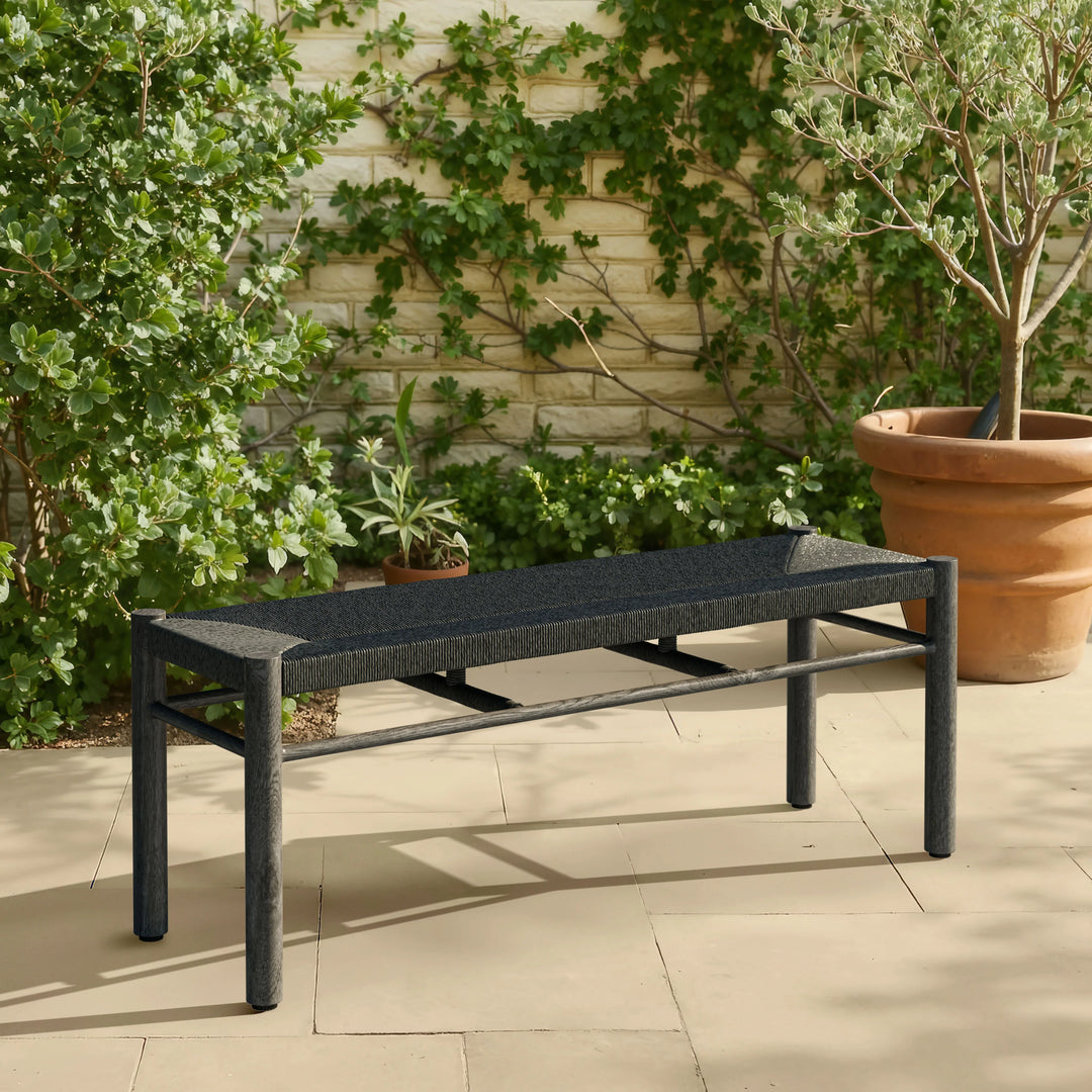 Iska Bench Black - AmericanHomeFurniture
