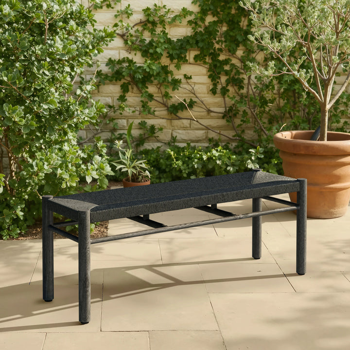 Iska Bench Black - AmericanHomeFurniture
