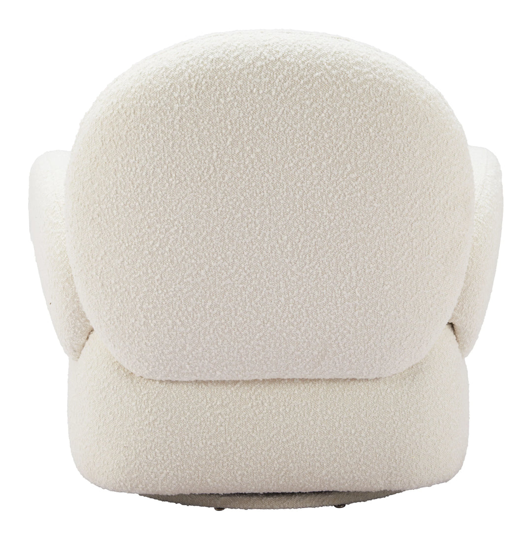 Pilka Swivel Chair White - AmericanHomeFurniture
