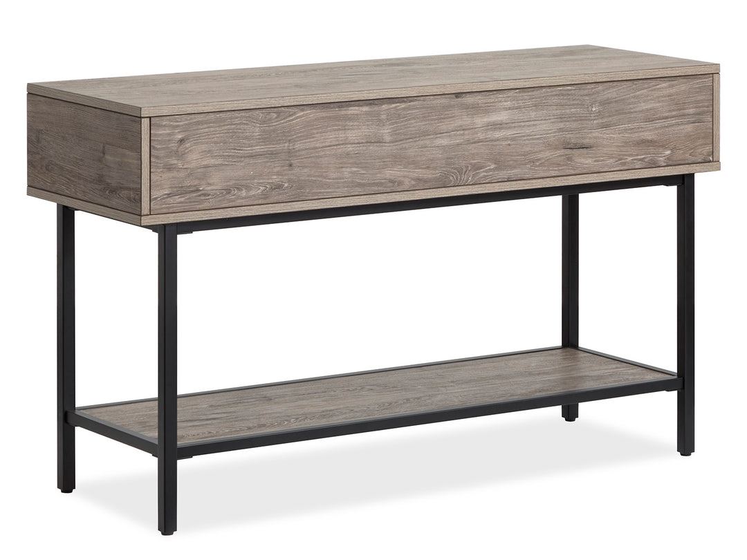 Fenwick Whitetail Brown And Smoke Glass Rectangular Sofa Table - T5962-73