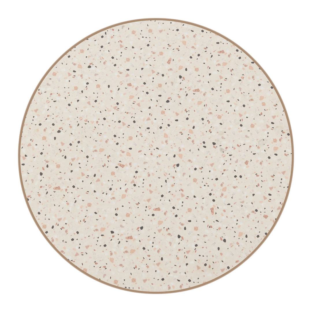 Bite Bar Table Beige & Gold - AmericanHomeFurniture