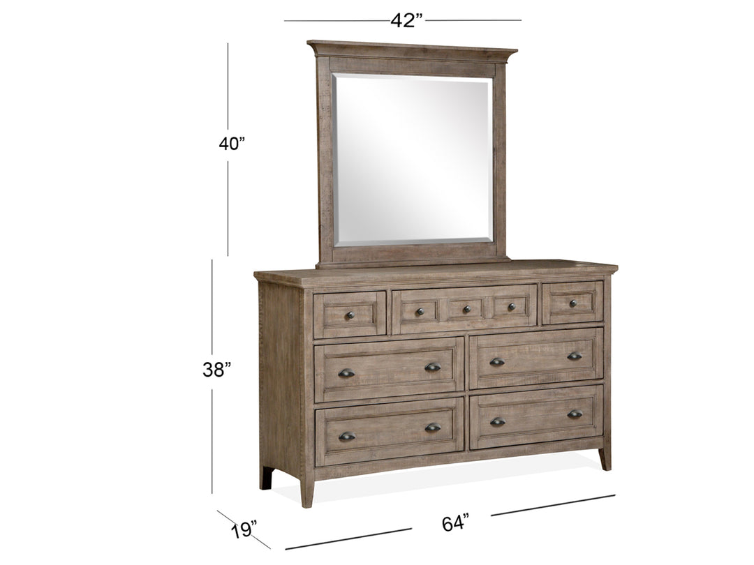 Paxton Place Dovetail Grey Drawer Dresser - B4805-20