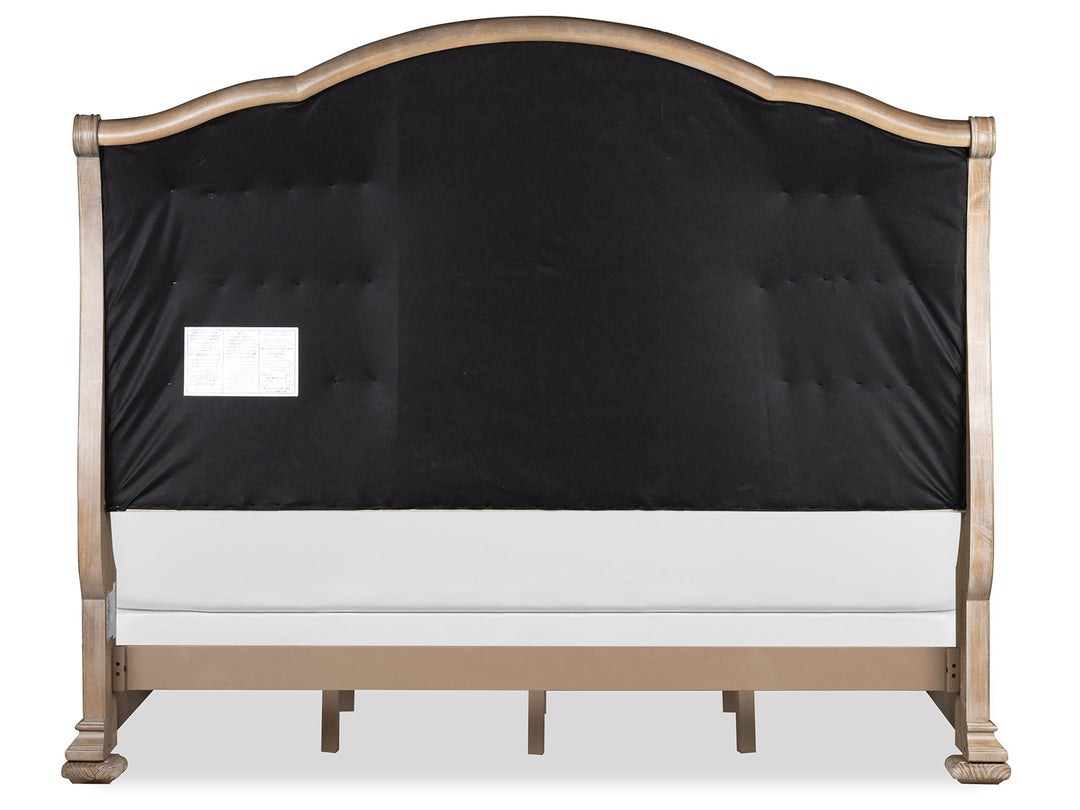 Marisol Fawn California King Upholstered Sleigh Storage Bed - B5132-72A