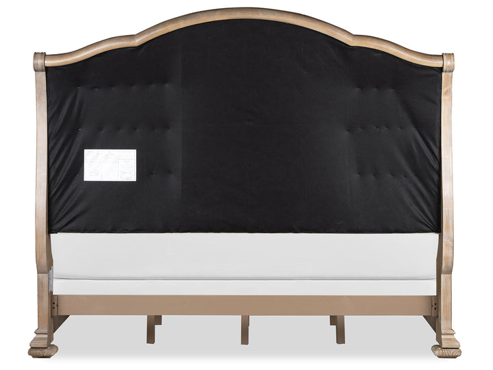 Marisol Fawn California King Upholstered Sleigh Storage Bed - B5132-72A