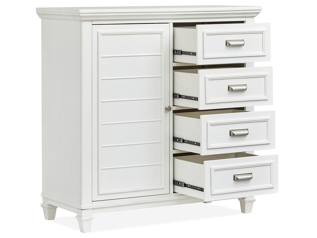 Charleston White Dove White Door Chest - B5611-13WH
