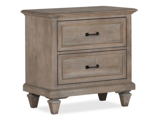 Lancaster Dovetail Grey Drawer Nightstand - B4352-01