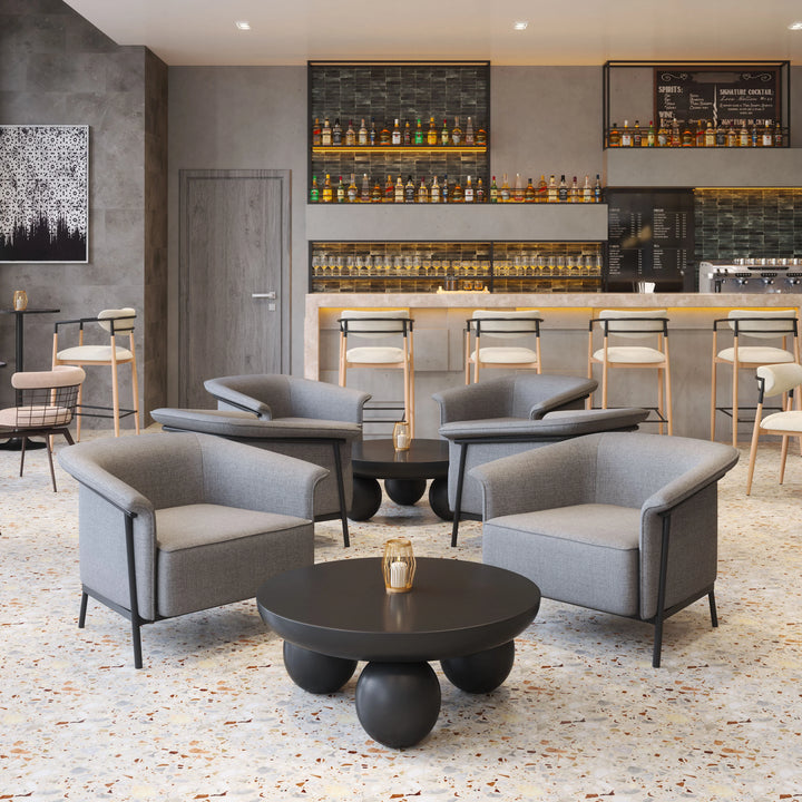 Burry Accent Chair Slate Gray - AmericanHomeFurniture