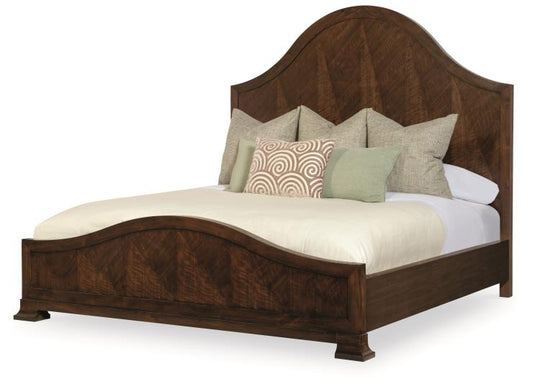 American Home Furniture Century Mcalpine Wood Panel Bed - King