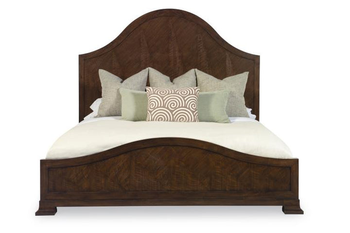 American Home Furniture Century Mcalpine Wood Panel Bed - King