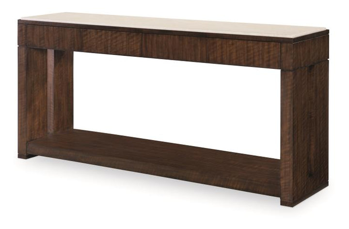 American Home Furniture | Century - Warner Console Table With Stone Top