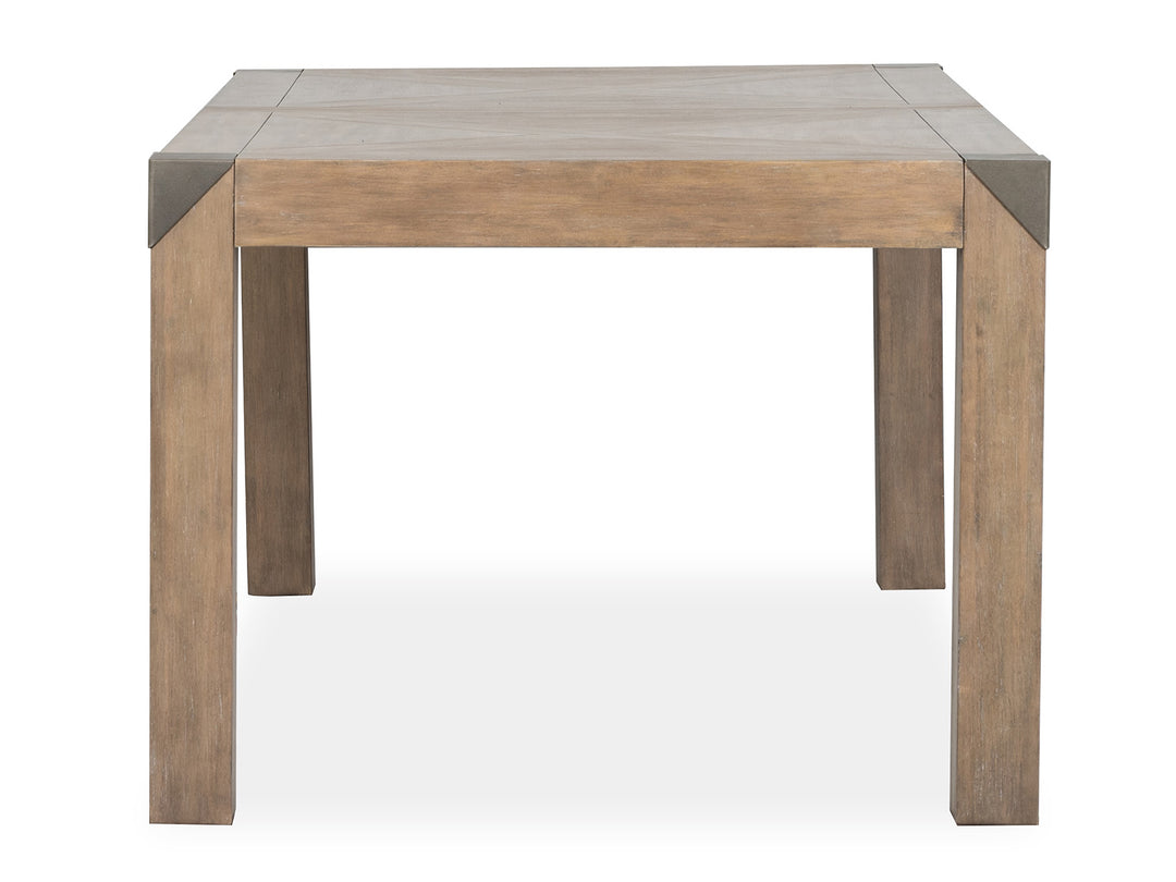 Ainsley Cerused Khaki Extendable Rectangular Dining Table - D5333-20
