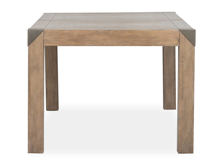 Ainsley Cerused Khaki Extendable Rectangular Dining Table - D5333-20