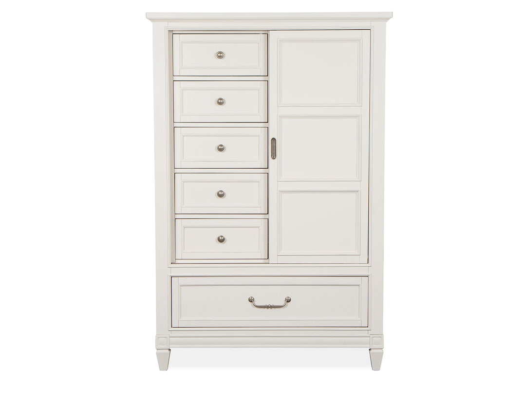 Willowbrook Egg Shell White Door Chest - B5324-13
